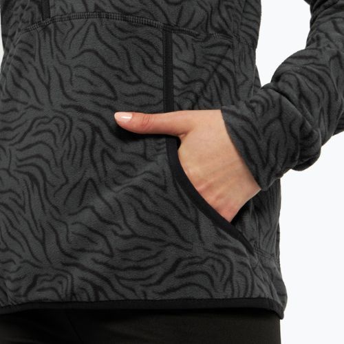 Pulover de snowboard pentru femei ROXY Cascade 2021 true black zebra print