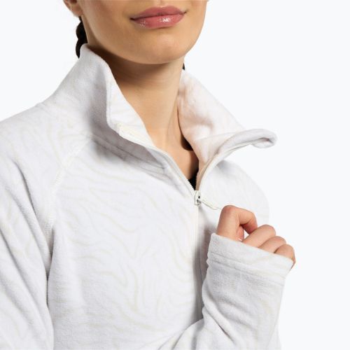 Pulover de snowboard pentru femei ROXY Cascade 2021 bright white zebra print