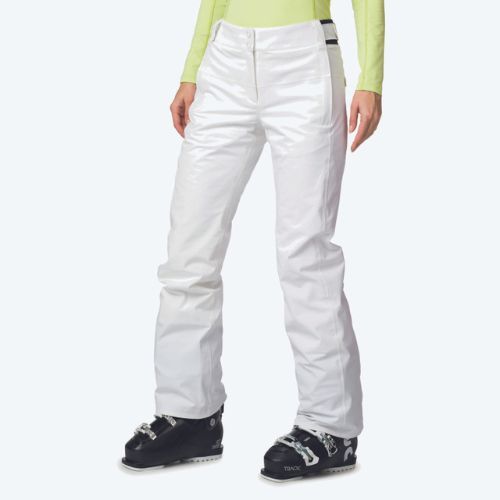 Pantaloni de schi pentru femei Rossignol Elite white