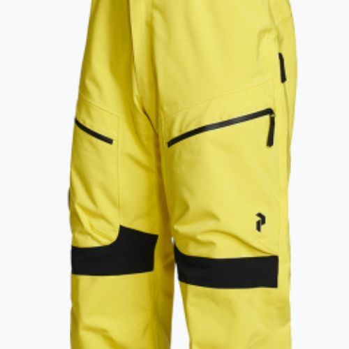 Pantaloni de schi pentru bărbați Peak Performance W Vertixs 2L, galben, G76651010