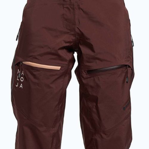 Pantaloni de schi pentru femei Maloja W’S MaleachiM, maro, 32102