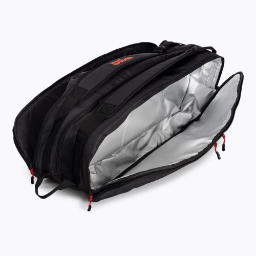 Geantă de tenis Wilson Tour 12 Pk, negru, WR8011201
