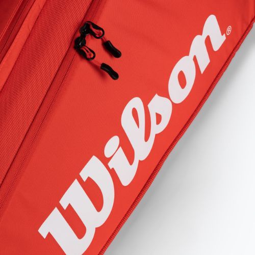 Geantă de tenis Wilson Super Tour 15 Pk, roșu, WR8010301
