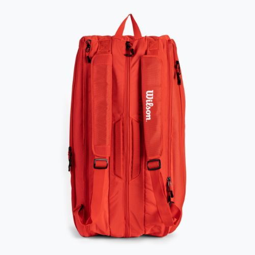 Geantă de tenis Wilson Super Tour 15 Pk, roșu, WR8010301