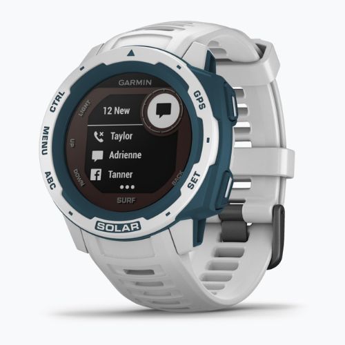 Ceas sport Garmin Instinct Solar Surf Edition, alb, 010-02293-08