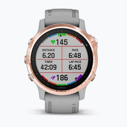 Ceas sport Garmin Fenix 6S Sapphire, argintiu, 010-02159-21