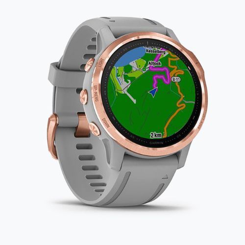 Ceas sport Garmin Fenix 6S Sapphire, argintiu, 010-02159-21