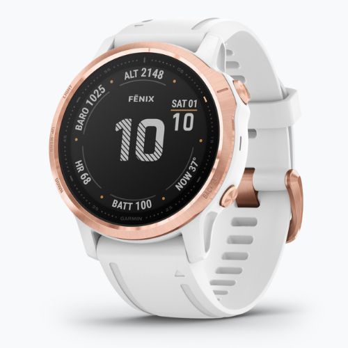 Ceas sport Garmin Fenix 6S PRO, alb, 010-02159-11