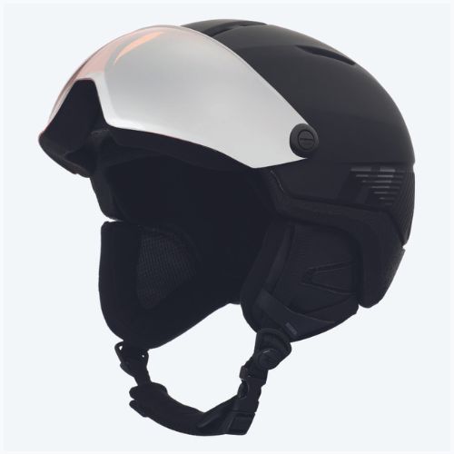 Cască de schi Rossignol Fit Visor Impacts black/orange/silver
