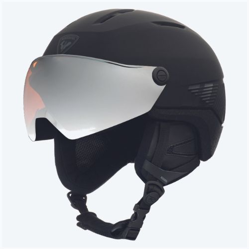 Cască de schi Rossignol Fit Visor Impacts black/orange/silver