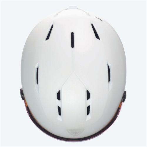 Cască de schi pentru femei Rossignol Fit Visor Impacts white/orange/silver