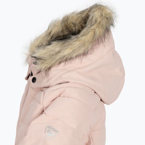 Jachetă de schi pentru copii Rossignol Girl Polydown powder pink