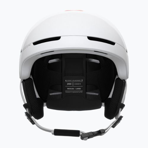 Cască de schi POC Obex BC MIPS hydrogen white/fluorescent orange avip