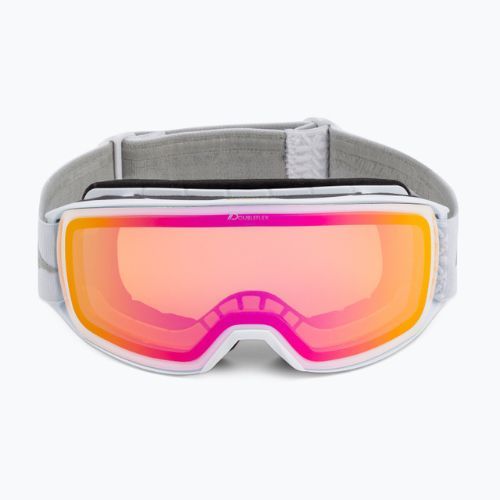 Ochelari de schi Alpina Nakiska Q-Lite white matt/pink