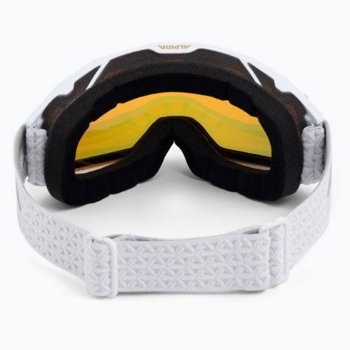 Ochelari de schi Alpina Nakiska Q-Lite white matt/pink