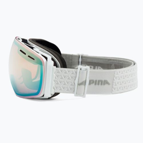 Ochelari de schi Alpina Granby QV white gloss/gold sph