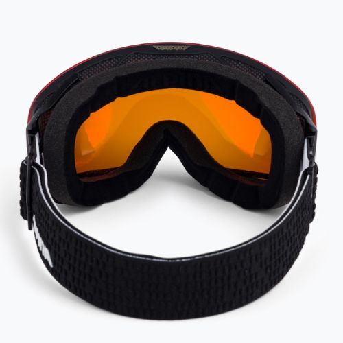 Ochelari de schi Alpina Granby Q-Lite black matt/red sph