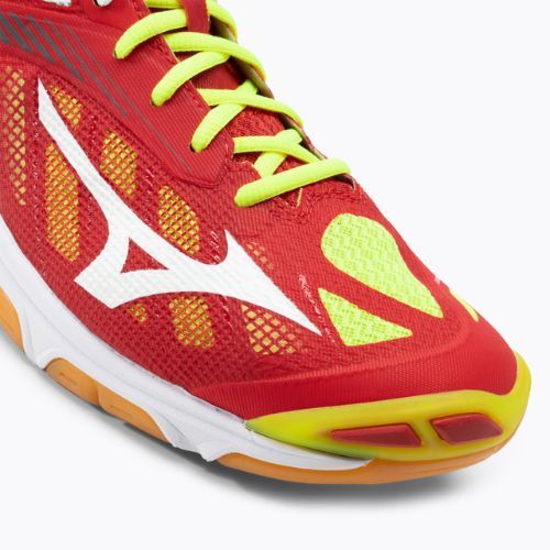 Încălțăminte de volei pentru bărbați Mizuno Wave Lightning Z4, roșu, V1GA180001