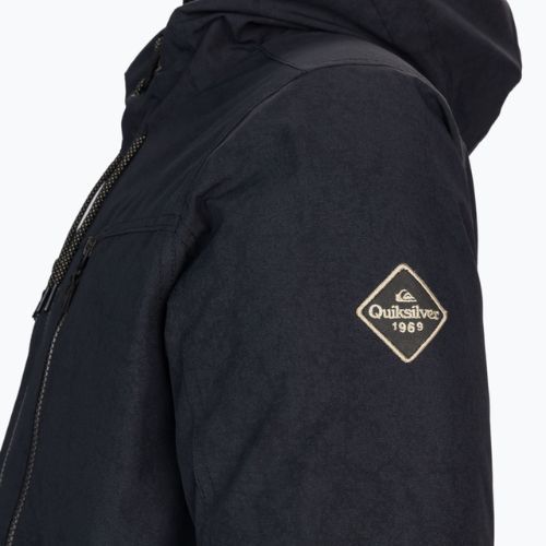 Geacă de snowboard pentru bărbați Quiksilver Fairbanks, negru, EQYTJ03273
