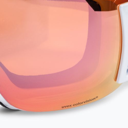 Ochelari de schi pentru femei UVEX Downhill 2000 S CV, alb, 55/0/447/10