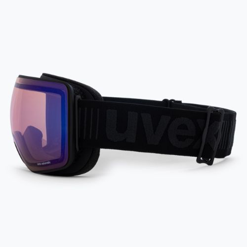 Ochelari de schi UVEX Compact V, negru, 55/0/142/20