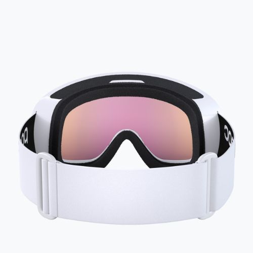 Ochelari de schi POC Fovea Mid Clarity hydrogen white/spektris orange