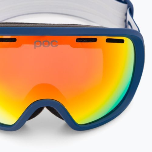 Ochelari de schi POC Fovea Clarity lead blue/spektris orange