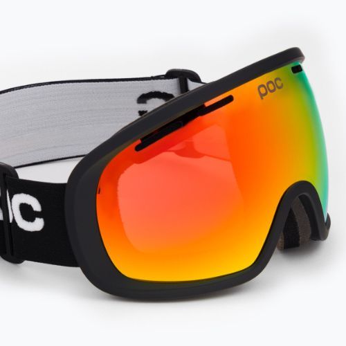 Ochelari de schi POC Fovea Clarity uranium black/spektris orange