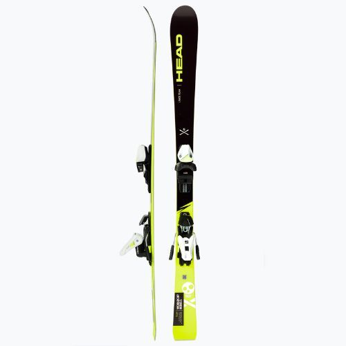 Schiuri de coborâre pentru copii Head WC iRace Team SW Jrs+Jrs 7.5, negru, 314141/100862