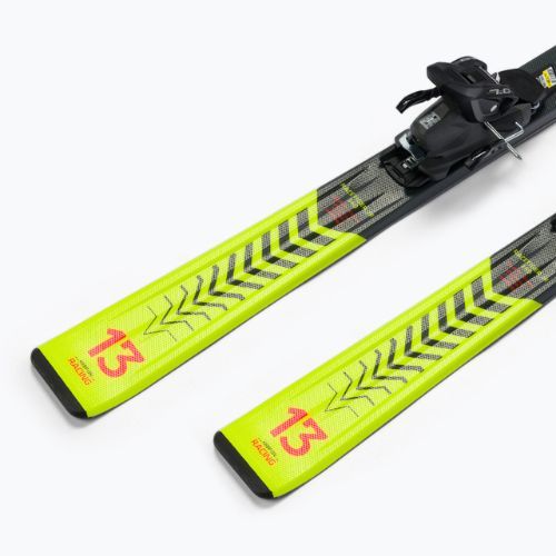 Schiuri de coborâre pentru copii Volkl RACETIGER Junior+7.0 VMotion Jr. R, galben, 120465/6262T1.VA