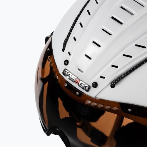 Cască Casco SP-2 Visier, alb, 07.3707