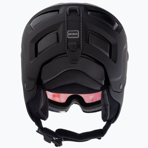 Cască de schi Alpina Attelas Visor QVM black matte