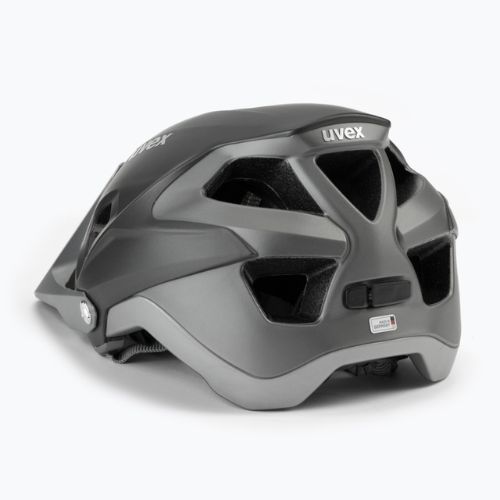 Cască de bicicletă pentru bărbați UVEX Quatro Integrale, gri, 410970 08