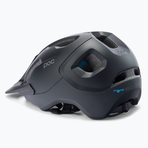 Cască de bicicletă POC Axion SPIN uranium black matt