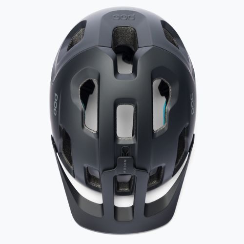 Cască de bicicletă POC Axion SPIN uranium black matt