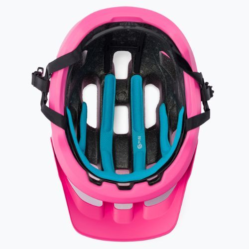 Cască de bicicletă POC Axion SPIN actinium pink matt