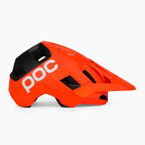 Cască de bicicletă POC Kortal Race MIPS fluorescent orange/uranium/black matt