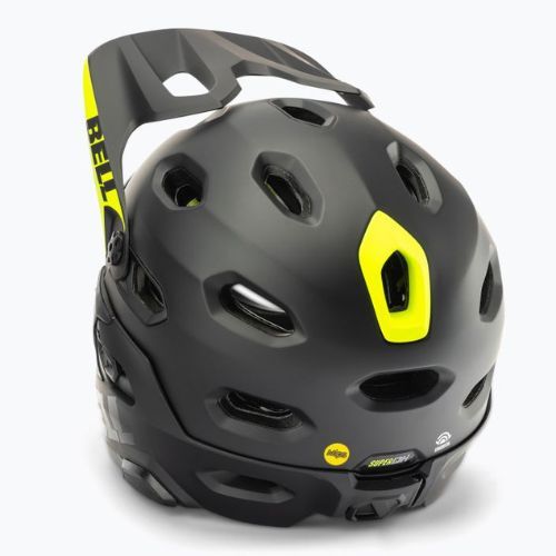 Cască de bicicletă BELL Full Face SUPER DH MIPS SPHERICAL, negru, BEL-7088078