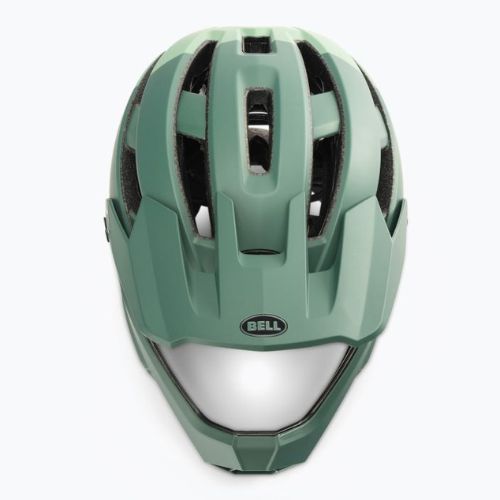 Cască de bicicletă BELL Full Face SUPER AIR R MIPS SPHERICAL, verde, BEL-7113695