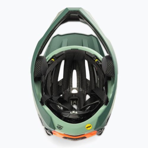 Cască de bicicletă BELL Full Face SUPER AIR R MIPS SPHERICAL, verde, BEL-7113695