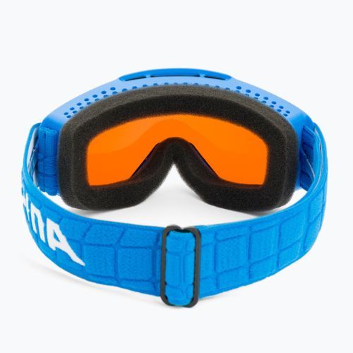 Ochelari de schi pentru copii Alpina Piney blue matt/orange