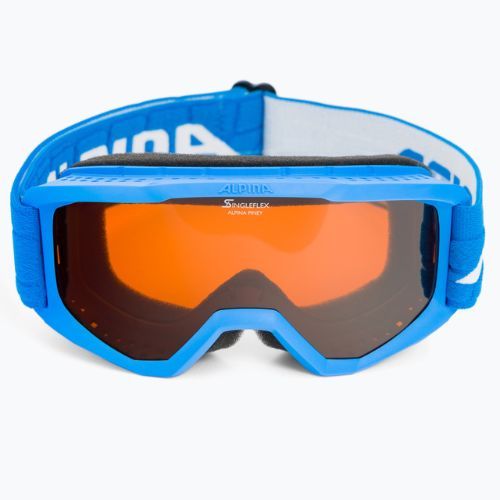 Ochelari de schi pentru copii Alpina Piney blue matt/orange