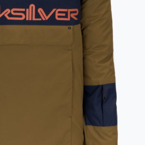 Jachetă de snowboard pentru copii Quiksilver Steeze, verde, EQBTJ03124