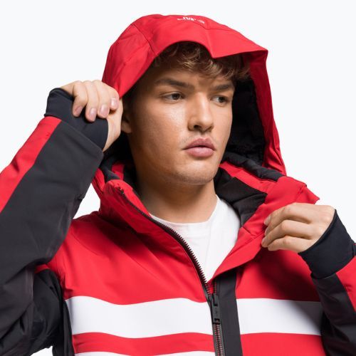 Jachetă de schi pentru bărbați CMP, roșu, 31W0107