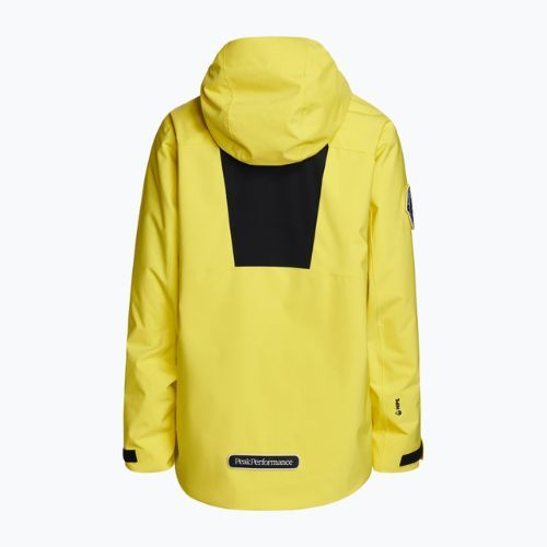 Jachetă de schi pentru bărbați Peak Performance W Vertixs 2L, galben, G76641010