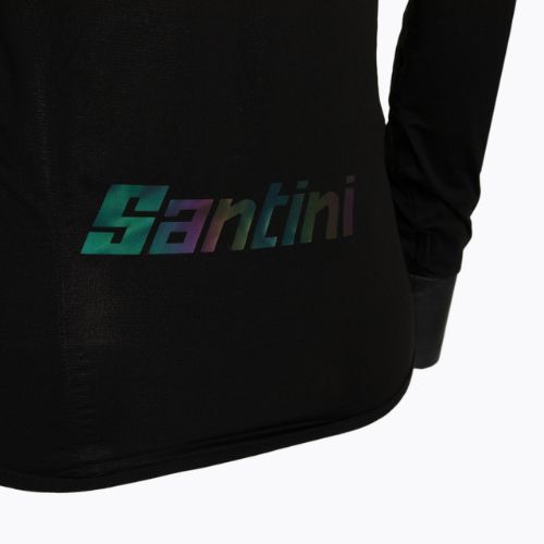 Jachetă de ciclism pentru femei Santini Guard Nimbus, negru, 2W52375GUARDNIMBNE