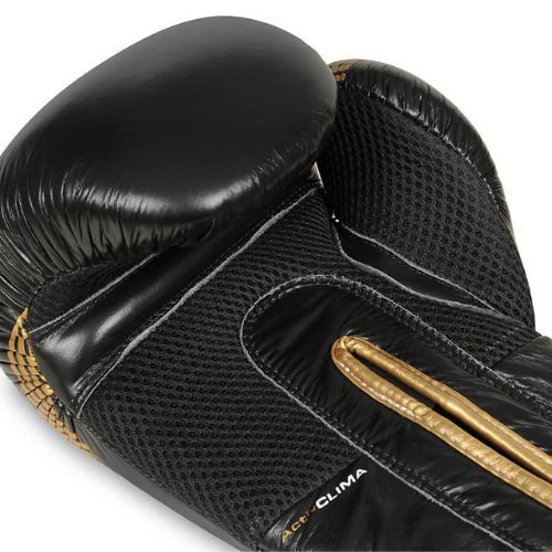 Mănuși de box din piele naturală Bushido, negru, B-2v13-10oz