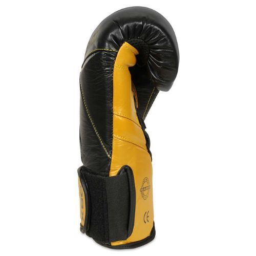 Mănuși de box din piele naturală Bushido, negru, B-2v14-10oz