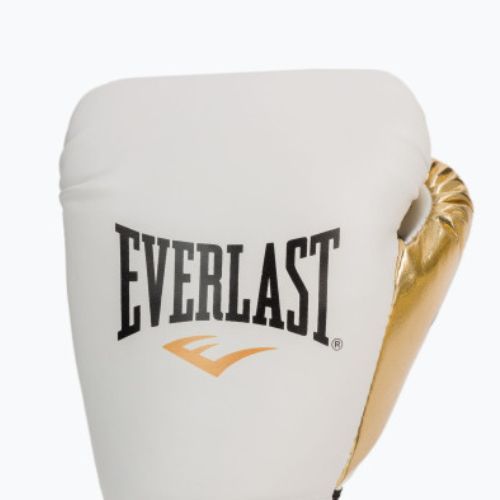 Mănuși de box EVERLAST Powerlock Pu, negru, 2200 WHT/GOLD-10 oz