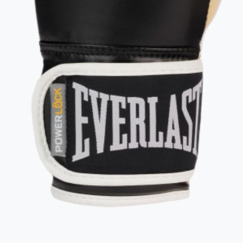 Mănuși de box EVERLAST Powerlock Pu, negru, 2200 BLK/GOLD-10 oz